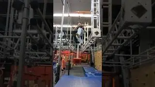 безумный родео-верёвка в голую ловушку😱 #паркур #ниндзя-воин #спортсмен