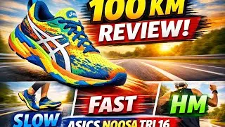 Asics noosa tri 16 100 KM Review in Slow, Fast & HM Runs 
