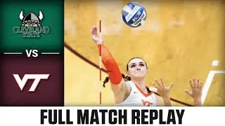 Cleveland State vs. Virginia Tech Full Match Replay | 2024 ACC Volleyball