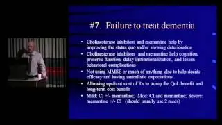 10 Common Mistakes in Geriatrics