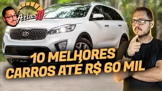 10 Melhores CARROS at&eacute; R$ 60 mil! Famoso Bom, Bonito e BARATO