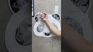 ✅ Relieve foot tension with a massage shower mat  (#794) Panda Pattern Non-Slip Massage Bathroom Mat
