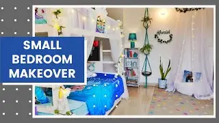 Small Bedroom Makeover | Rental Friendly Room Tour | Kids Bedroom