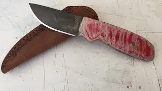 Como personalizar un cuchillo con Per Cloruro Férrico ( Patina )