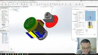 Design Circular Saw Machine and Single Stage Reducer with SolidWorks