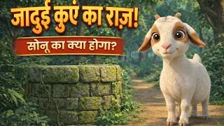 सोनू बकरी और लालच का कुआँ 😱 | Moral Story in Hindi | Kids Story