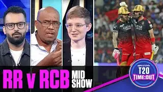 Rawat's late-push takes RCB to 171 | T20 Time:Out | RR vs RCB Mid show