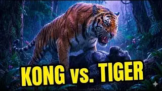 King Kong vs Giant Tiger: The Ultimate Revenge Battle (4K)