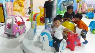 Bermain indoor playground seru bersama Mauza Alkhalid