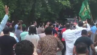 Black day of opposition and pmln at mall road