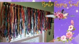 MAKING BOHO GYPSY CURTAINS 💜💜💜