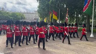 Procession Leaves Horse Guards Parade - Trooping The Colour 2025