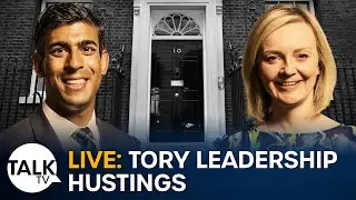 Rishi Sunak and Liz Truss Tory leadership hustings in Belfast