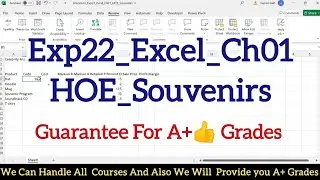 Exp22_Excel_Ch01_HOE_Souvenirs 1.1 |Chapter 1 Hands-On Exercise - Celebrity Musician's Souvenir Shop