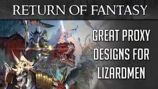 Lizardmen 3D Sculpt Proxies for The Old World - Legacy Factions