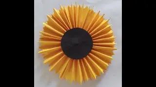 Simple paper sun flower | Simple paper crafts