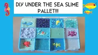 DIY Under The Sea Slime Pallet!!!!