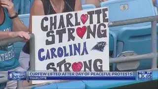 Curfew lifted after day of peaceful protests