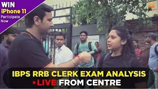 IBPS RRB Clerk Prelims Exam Analysis 2019 | Live From Centre | Exam Review
