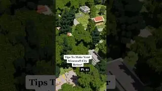 Tips to Make Your Minecraft City Better Part 21! #minecraftcity #minecraft