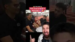 ADIN ROSS COVERTS TO ISLAM?!☪️😱 SHAHADA VIDEO❤️ #islam #muslim #adinross  #religion #shorts