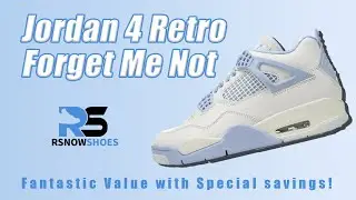 Jordan 4 Retro Forget Me Not |Rsnow Unboxing  code:RSNOWSHOES  get-18%