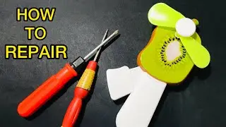 repair mini fan #diy #reels #toys # repair #viralvideo 