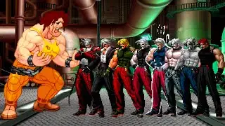[KOF Mugen] Bomber Hugo vs Super Rugal Team