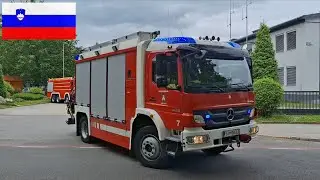 Ljubljana Fire Brigade Responding