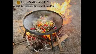 Live-Fire Discada: Pork and Vegetables Grilled on a Hot Tractor Disc...with Craft Beer!​