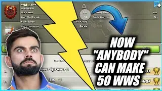 Easiest Way To Make 50 War Win Streak In Clash OF Clans 2022 !!