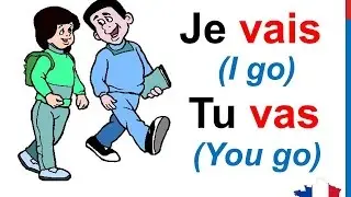 French Lesson 22 - ALLER (TO GO) Verb Conjugation Present tense - Conjugaison Indicatif présent