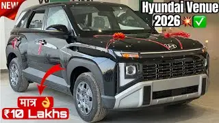 All New Hyundai Venue HX5 Black colour 2026 Model Price, Features & Mileage Detailed Review 🔥