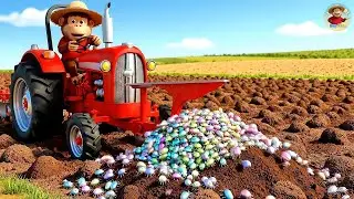 Monkey&rsquo;s Big Farm Day Tractor Repair and Fruit Harvesting Fun! 🎉🐵 | Farm Life