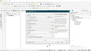 QGIS Calculate Camera Coverage with wedge buffer