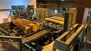 How tables are made from wood in a modern wood factory Sawmill Cease fire Russia