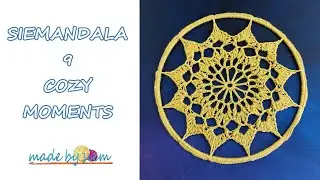 SIEMANDALA 9 - COZY MOMENTS - 20 CM - HAKEN - TUTORIAL - NEDERLANDS
