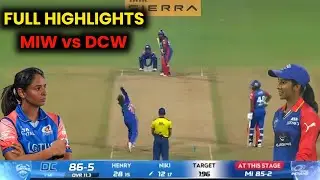 DC vs MI WPL 3rd Match 2026 Full Highlights | Mumbai vs Delhi WPL highlight 2026 | 