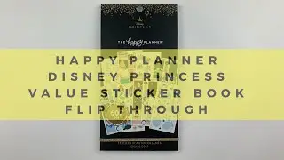 The Happy Planner Disney Princess Value Sticker Book Flip Through