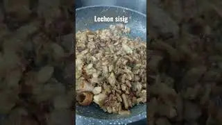 leftovers makeover! Lechon sisig