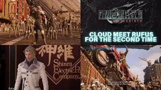 CINEMATIC GAME SCENE - CLOUD, TIFA & AERITH DANCE