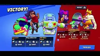 Playing brawl stars with my friend