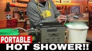 PORTABLE HOT SHOWER!! MR HEATER BOSS-XW18 REVIEW