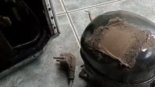 Belah kompresor kulkas 2 pintu macet 6 Amper