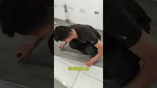 Thi c&ocirc;ng s&agrave;n nhựa h&egrave;m kho&aacute; SPC cải tạo nền nh&agrave; gạch men nh&agrave; chung cư | S&agrave;n nhựa giả gỗ Haroma
