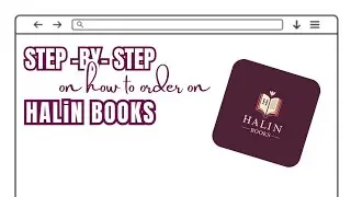 HOW TO ORDER ON HALIN BOOKS?! *Step-by-Step Tutorial* 📚🚚🏷️✨