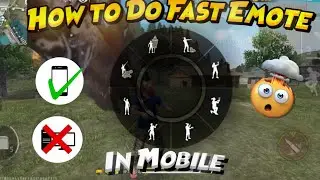 FREE FIRE PC EMOTE TRICK FOR ANDROID MALAYALAM📈