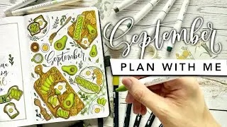 PLAN WITH ME | September 2020 Bullet Journal Setup 🥑
