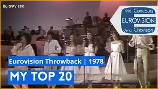 EUROVISION 1978 - My Top 20 [From POLAND]