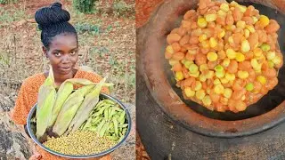 How to Cook Traditional Githeri in the Village